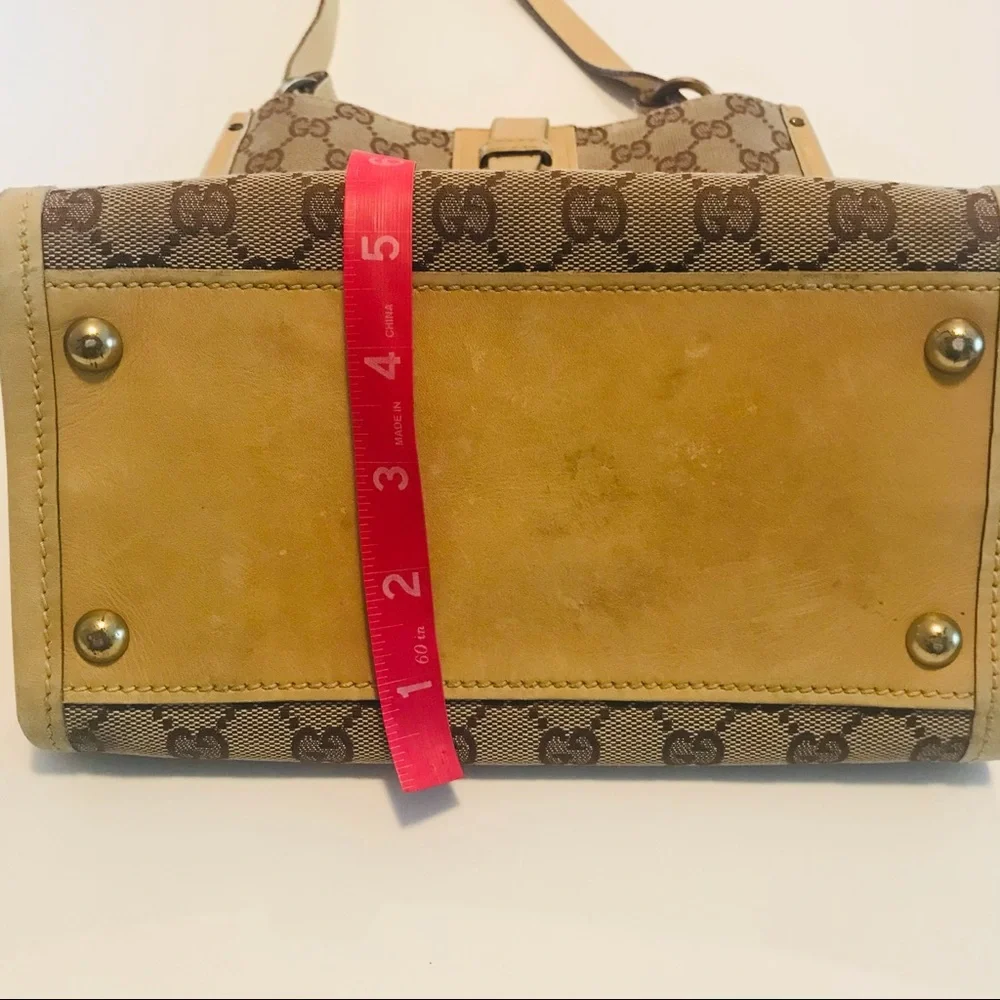 GUCCI | Great Shape! | TOTE ONLY! | GG SUPREME canvas & leather - Picture 13 of 16